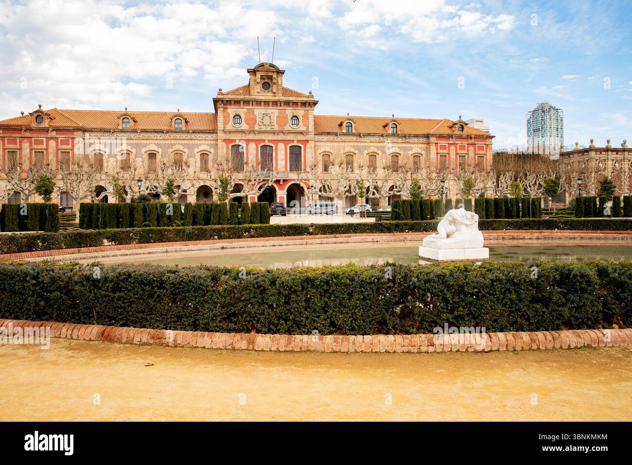 L'edificio del parlamento della Catalogna nel Parc de la Ciutadella Foto Stock