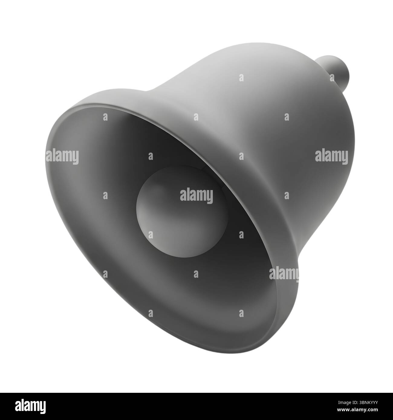 bell rendering 3D minimalista in un rendering morbido e fluido Foto Stock