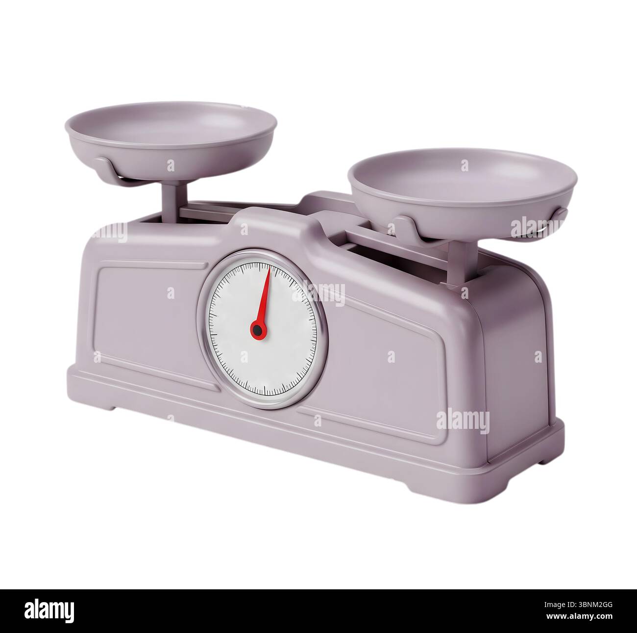 Ridimensionare il rendering 3D minimalista in un rendering morbido e uniforme Foto Stock