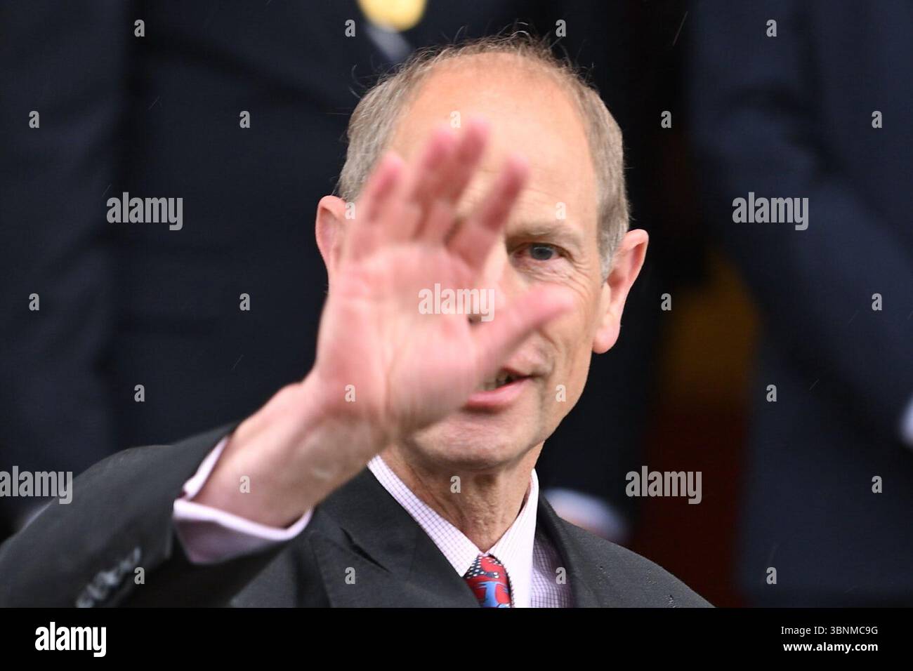 Edimburgo Scozia, Regno Unito 03 luglio 2025. Principe Edoardo, il Duca di Edimburgo presso la Royal Society of Edinburgh RSE in George Street. credito sst/alamy notizie in diretta Foto Stock