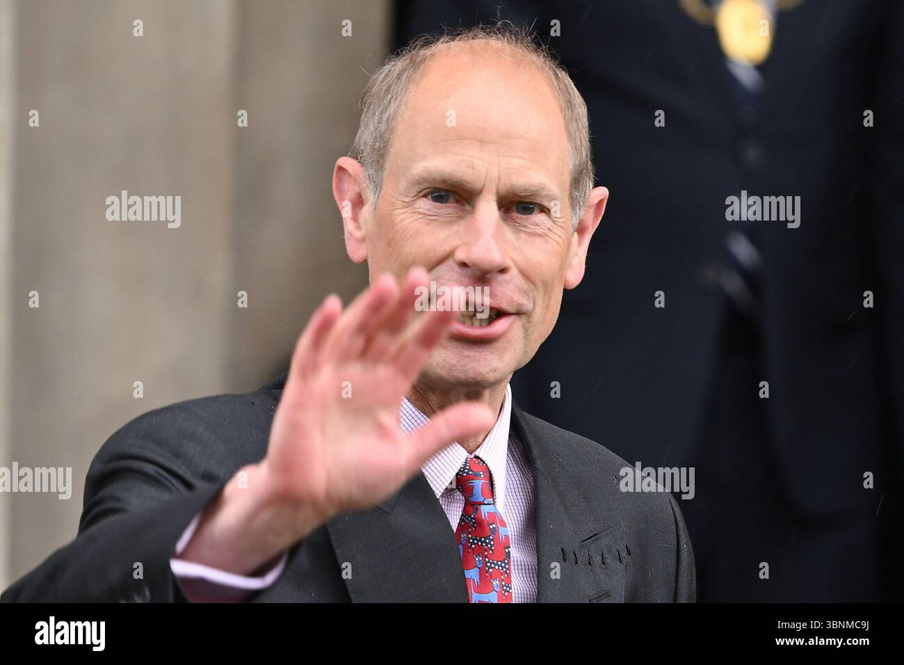 Edimburgo Scozia, Regno Unito 03 luglio 2025. Principe Edoardo, il Duca di Edimburgo presso la Royal Society of Edinburgh RSE in George Street. credito sst/alamy notizie in diretta Foto Stock