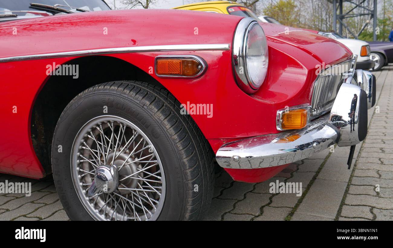 MG B Roadster Foto Stock