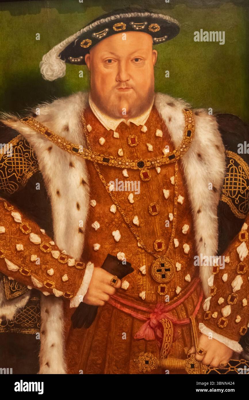 Il re Enrico VIII di Hans Holbein il Giovane, c 1537 Foto stock