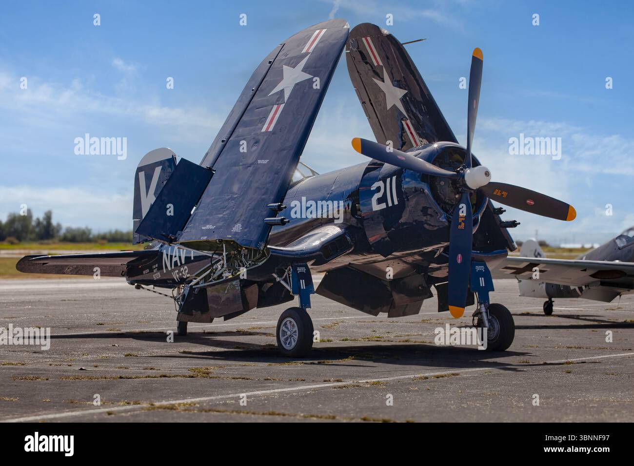 Vought F4U Corsair a Boundary Bay Canada Foto Stock