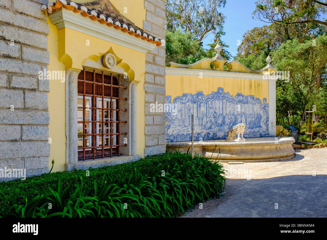 Museu Condes de Castro Guimarães, eclettico palazzo in stile architettonico, museo pubblico, città vecchia di Cascais, Lisbona, Portogallo Foto Stock
