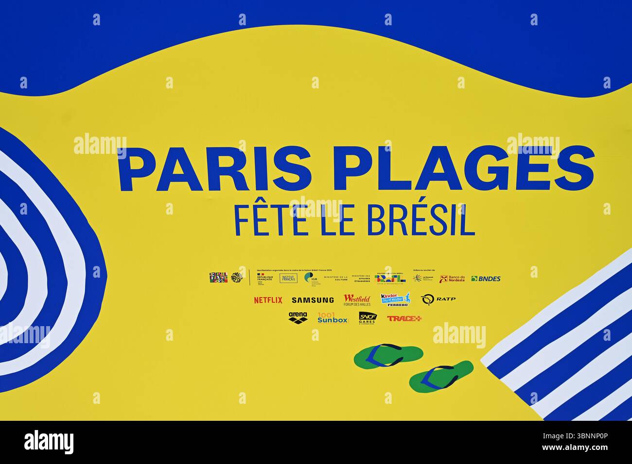 Parigi, Francia. 3 luglio 2025. Foto illustrative di Paris Plage, 3 luglio 2025 - 03/07/2025 - Francia/Parigi - Julien Mattia/le Pictorium credito: LE PICTORIUM/Alamy Live News Foto Stock