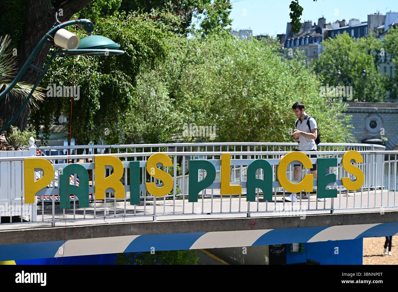Parigi, Francia. 3 luglio 2025. Foto illustrative di Paris Plage, 3 luglio 2025 - 03/07/2025 - Francia/Parigi - Julien Mattia/le Pictorium credito: LE PICTORIUM/Alamy Live News Foto Stock