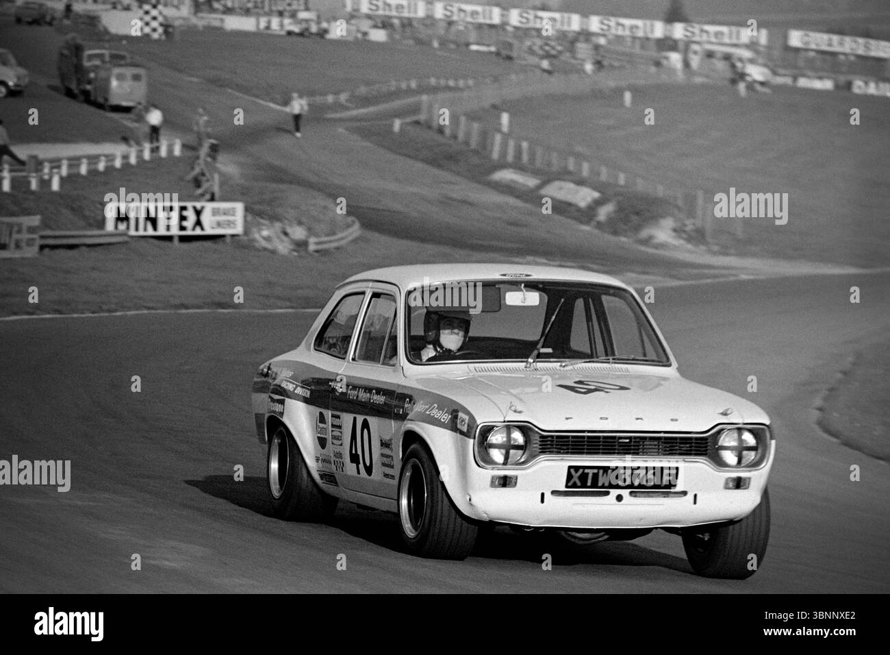1970 - Vince Woodman - Brands Hatch Circuit, West Kingsdown, Fawkham Green, Sevenoaks, Kent, Inghilterra, Regno Unito Guards International Motor Show 200 Foto Stock