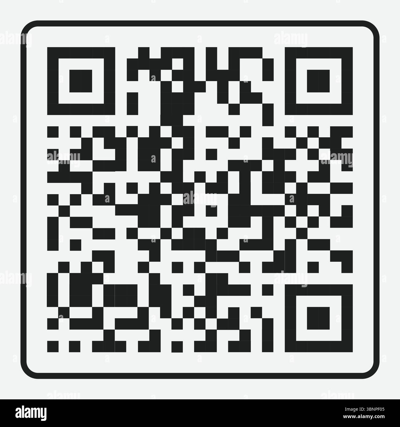 "Icona codice QR - codice digitale per scansione e collegamento" Illustrazione Vettoriale