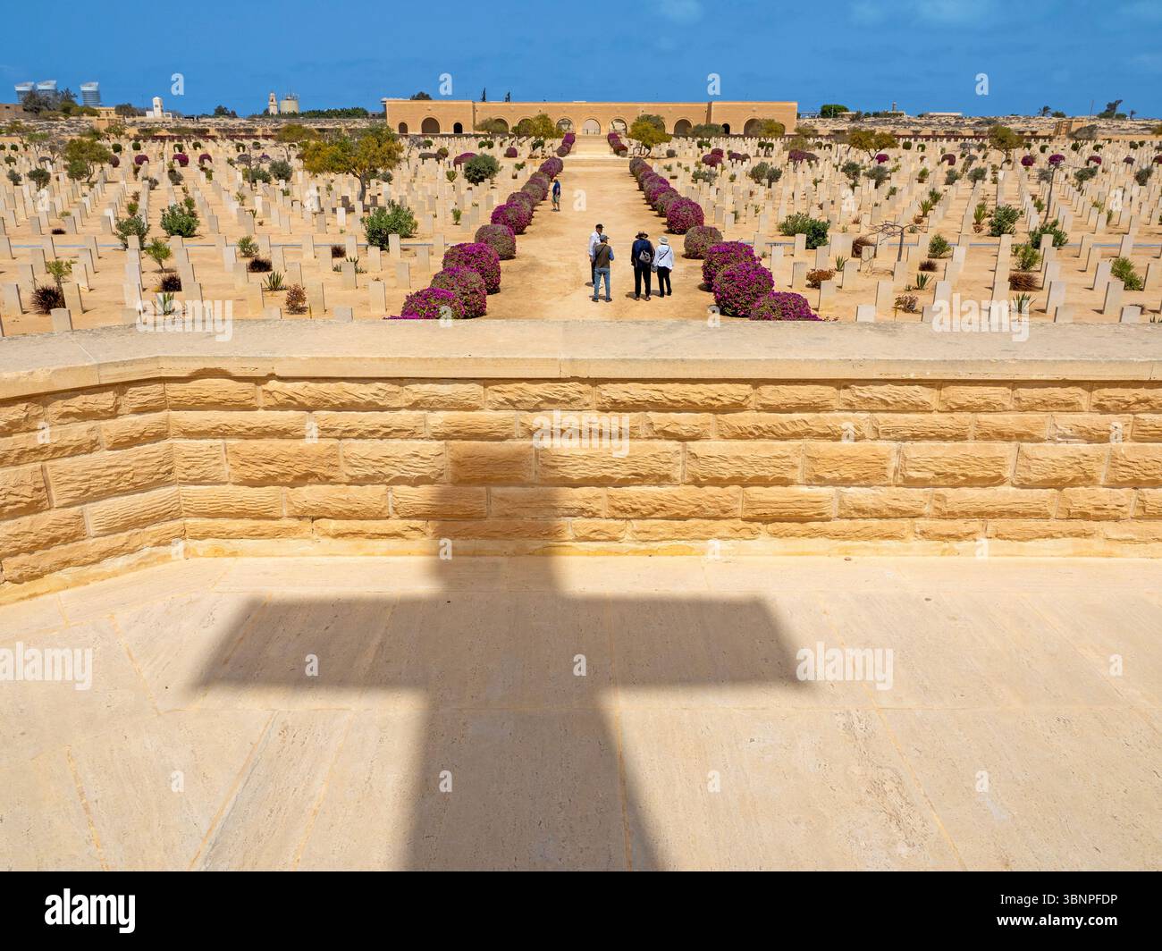 Commonwealth War Cemetery, El Alamein Foto Stock