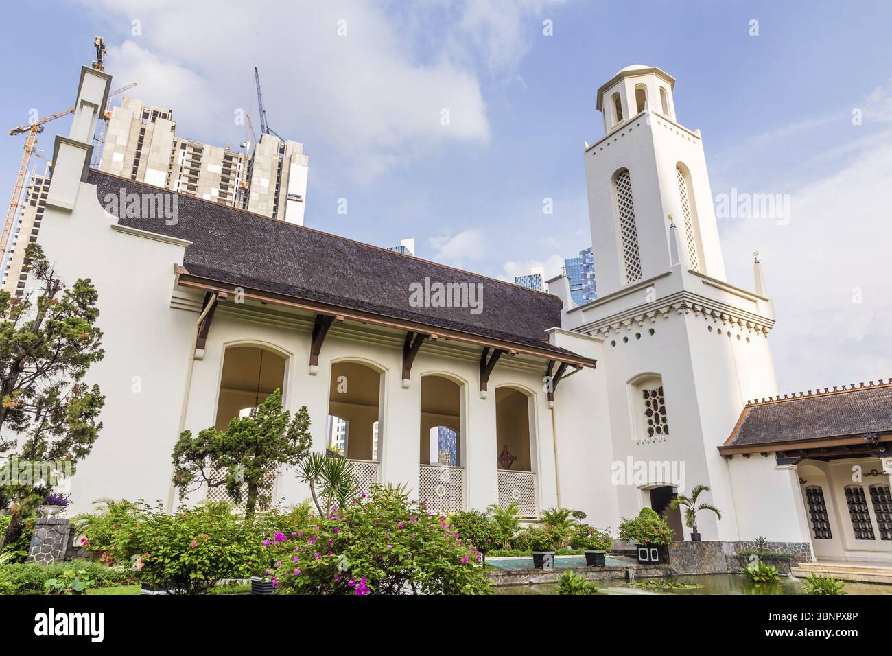 Giacarta, Indonesia - 28 ottobre 2017: Campo d'onore olandese Menteng Pulo a Giacarta, Isola di Giava, Indonesia, Giacarta Sud, Indonesie Foto Stock