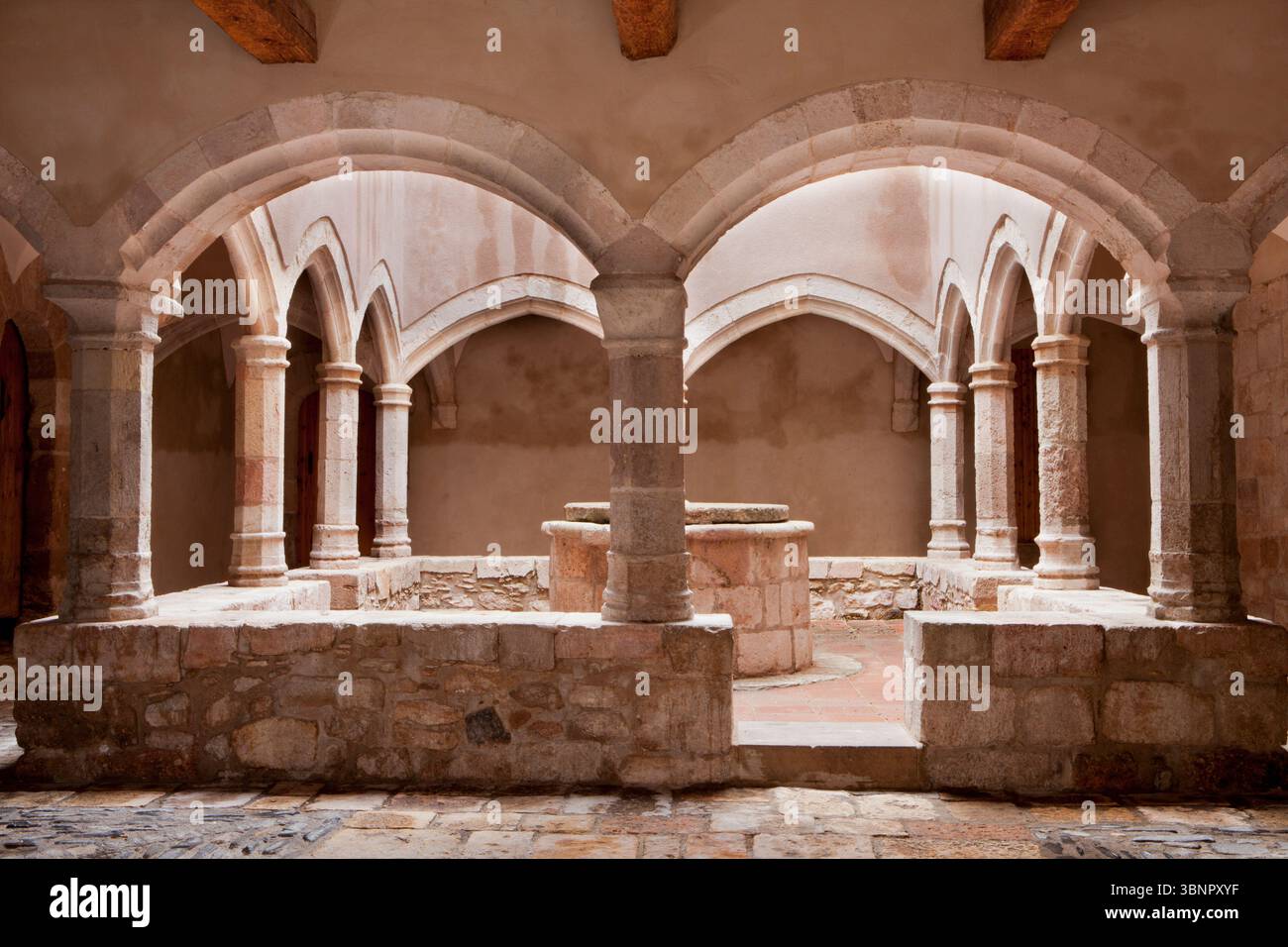 Monastero di Santes Creus - Reial Monasteri de Santes Creus -, Ruta del Cister, Santes Creus, Alt Camp, Tarragona, Spagna Foto Stock
