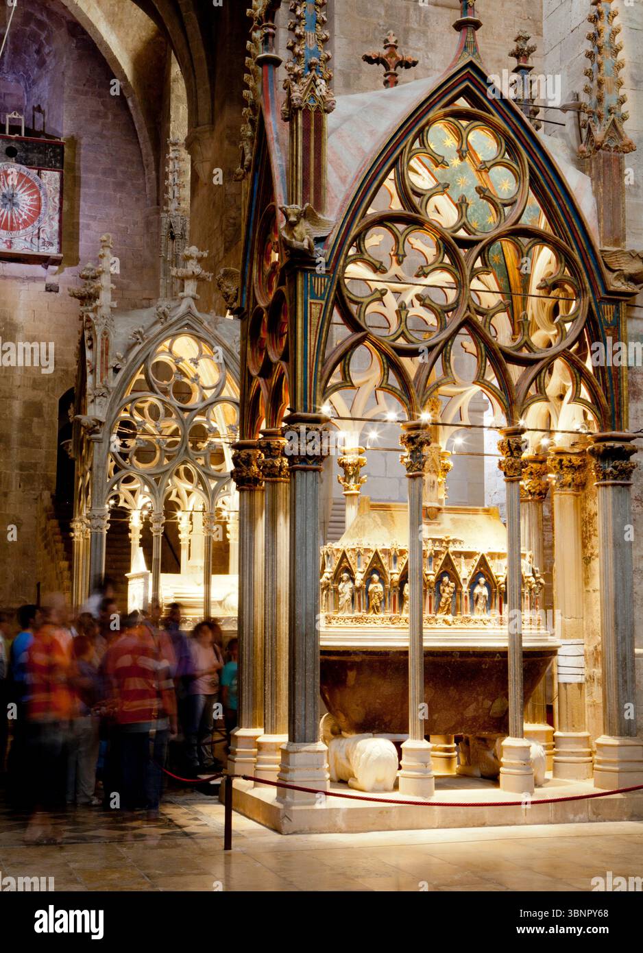 Monastero di Santes Creus - Reial Monasteri de Santes Creus -, Ruta del Cister, Santes Creus, Alt Camp, Tarragona, Spagna Foto Stock