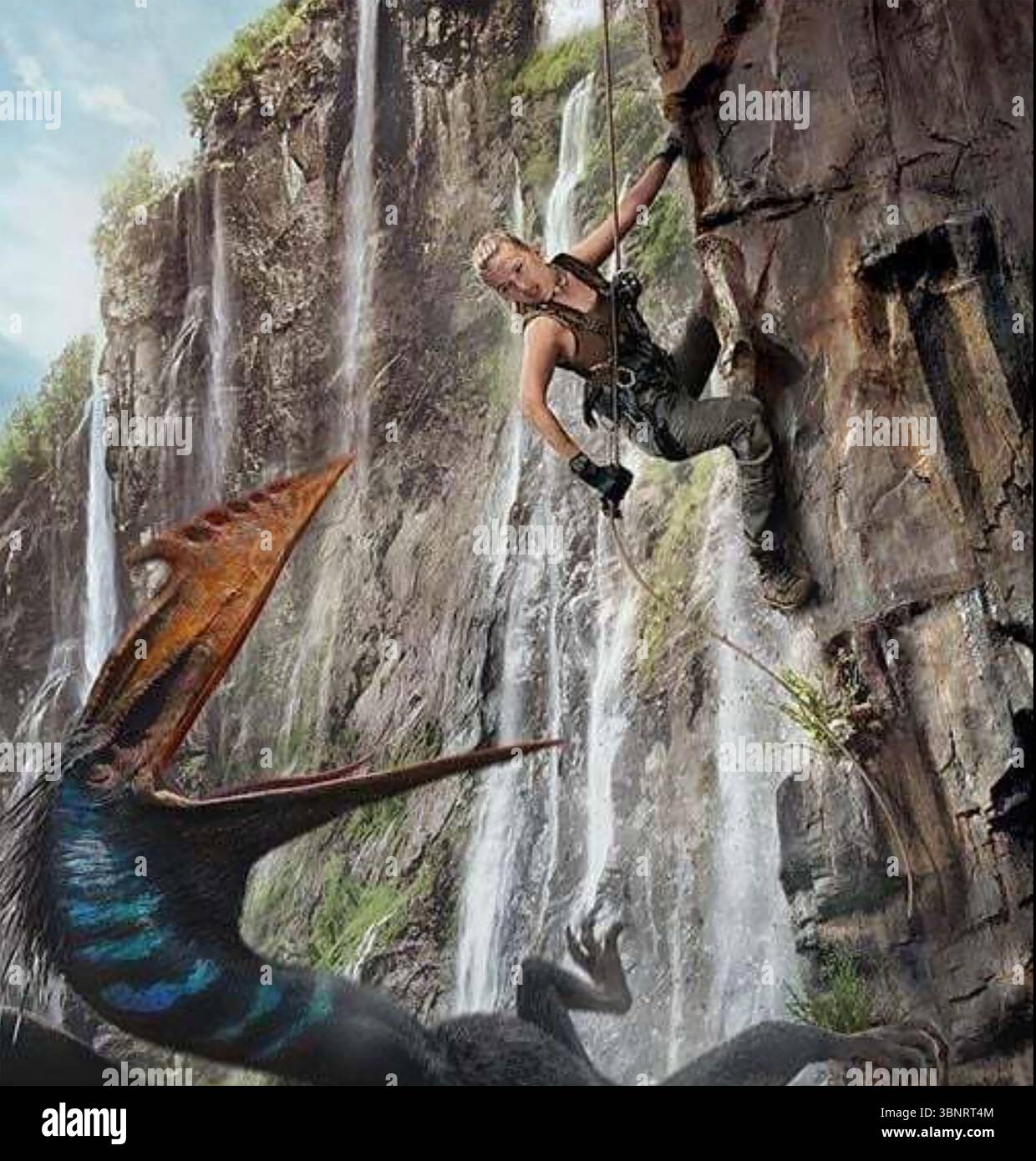 JURASSIC WORLD REBIRTH 2025 film della Universal Pictures con Scarlett Johansson Foto Stock