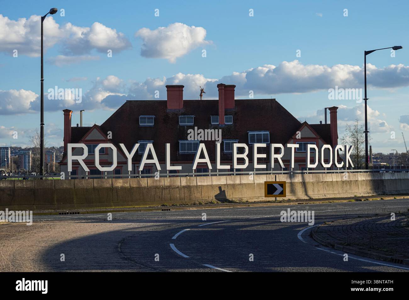 Royal Albert Dock, Londra Inghilterra Regno Unito Foto Stock