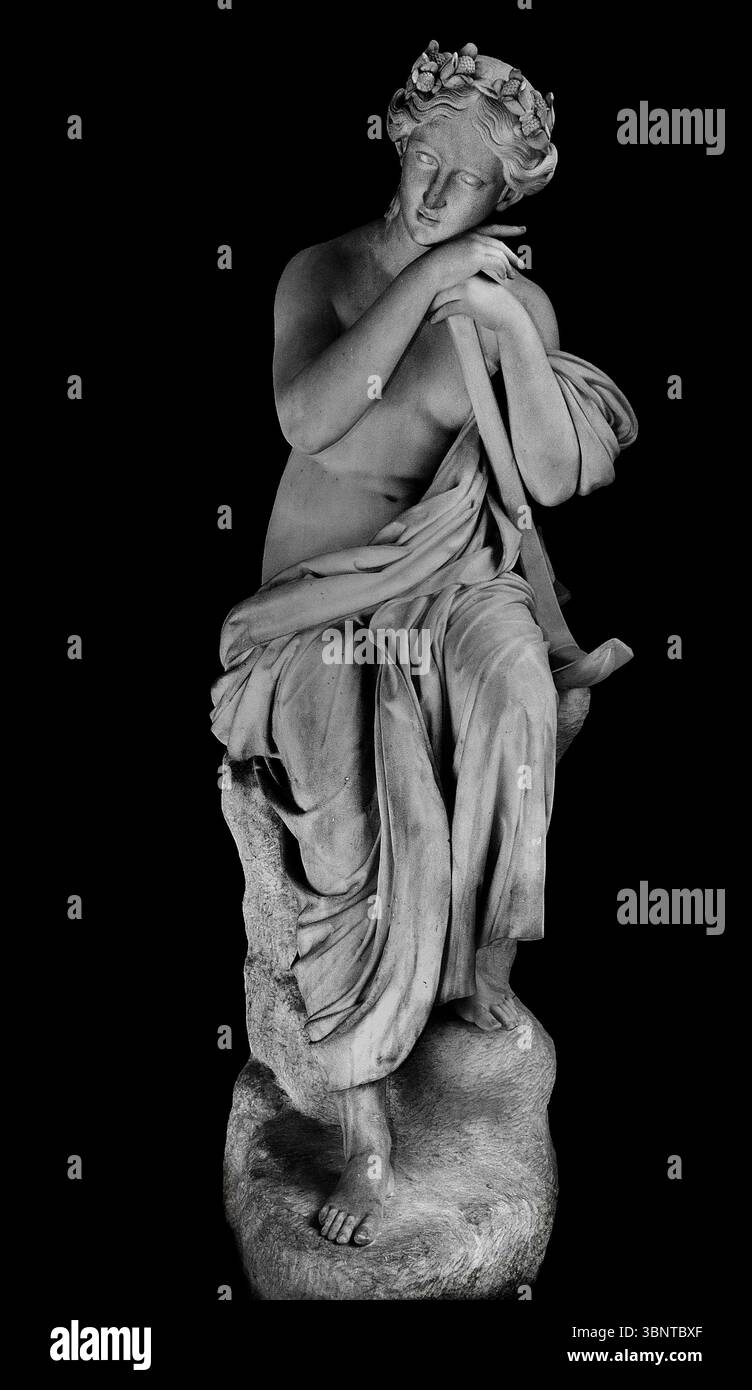 Hope di LEMOYNE SAINT PAUL - Lemoyne 1783 - 1873 Louvre, Parigi. Francia, francese, ( Jean-Baptiste Lemoyne fu uno scultore di spicco nella Francia del XVIII secolo, noto per i suoi busti ritratti e figure allegoriche. La statua della speranza è un classico esempio del suo stile, caratterizzato dalla sua rappresentazione elegante e idealizzata della forma umana. ) Foto Stock