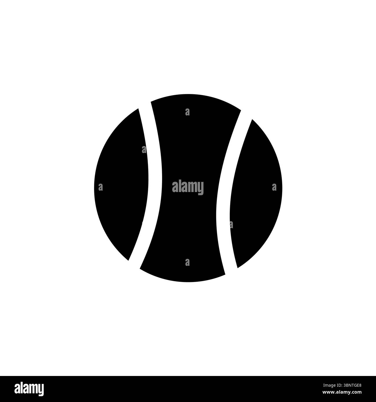 Palla da baseball, attrezzatura sportiva in pelle icona Vector piatta solida isolata su sfondo bianco Illustrazione Vettoriale