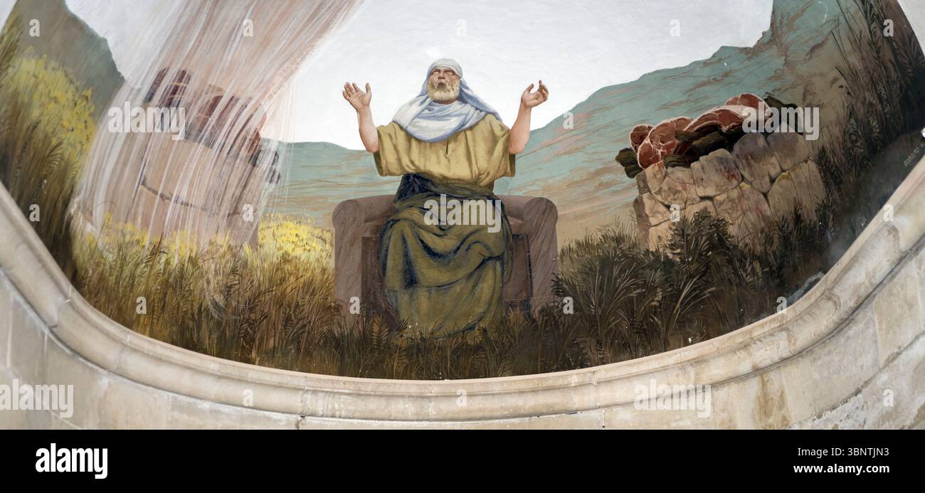 Israele, Monte Tabor Chiesa dell'interno della Trasfigurazione; Innenraum der Verklärungskirche auf dem Berg Tabor Foto Stock