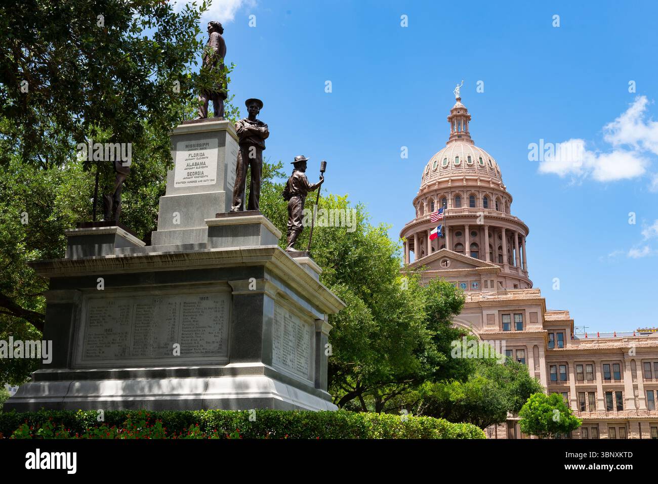 Esterno del palazzo del governo dello stato del Texas ad Austin, Texas, Stati Uniti. Foto Stock