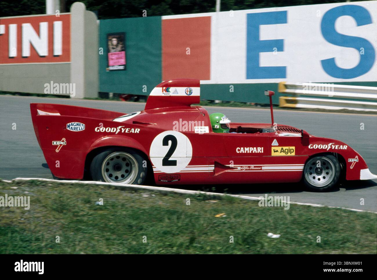 1975 - Henri Pescarolo - Kauhsen Team - Alfa-Romeo T33/TT/12 - 1000 km di Spa Francorchamps - Hasselblad Flextight Imacon Scan Foto Stock