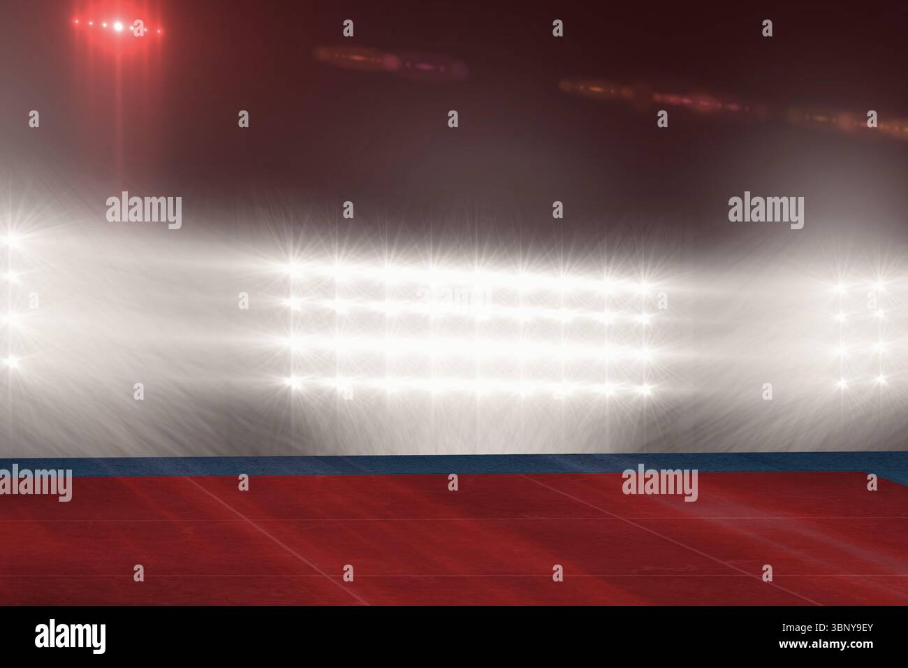 Immagine composita del campo da gioco al chiuso Foto Stock