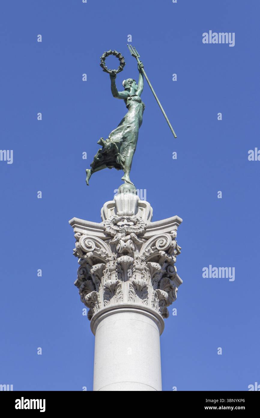 Statua della vittoria a Union Square, San Francisco, California Foto Stock