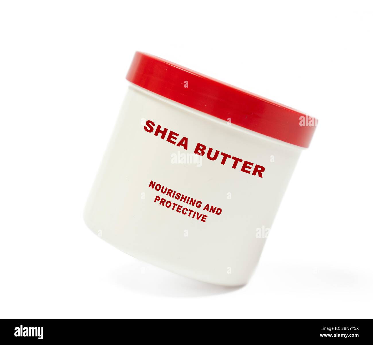 Burro di karitè. Idrata profondamente, riduce l'infiammazione e lascia la pelle liscia. Foto Stock