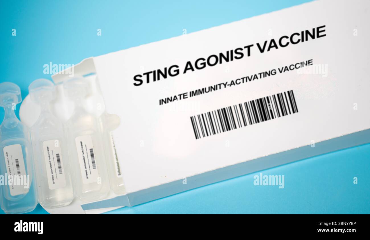 Vaccino ANTIAGONISTA. Foto Stock