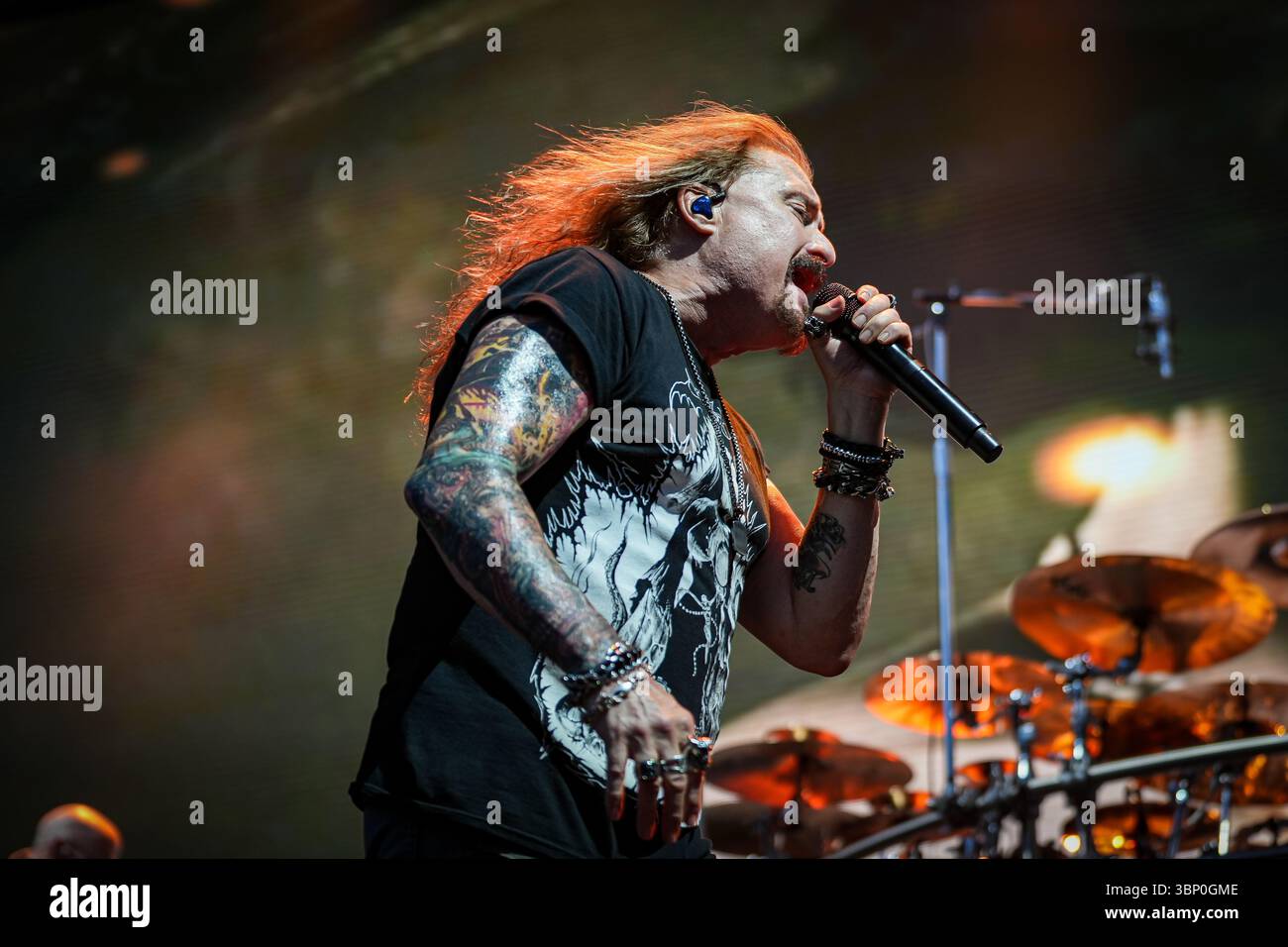 Dream Theater si esibisce al Lucca Summer Festival 2025 Foto Stock