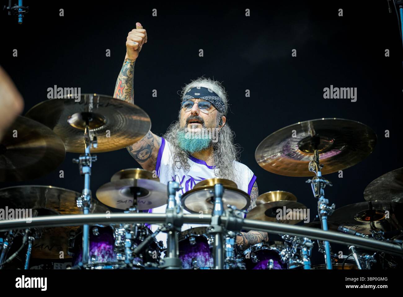 Dream Theater si esibisce al Lucca Summer Festival 2025 Foto Stock