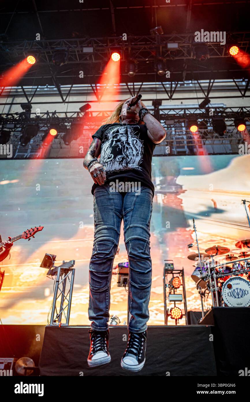 Dream Theater si esibisce al Lucca Summer Festival 2025 Foto Stock