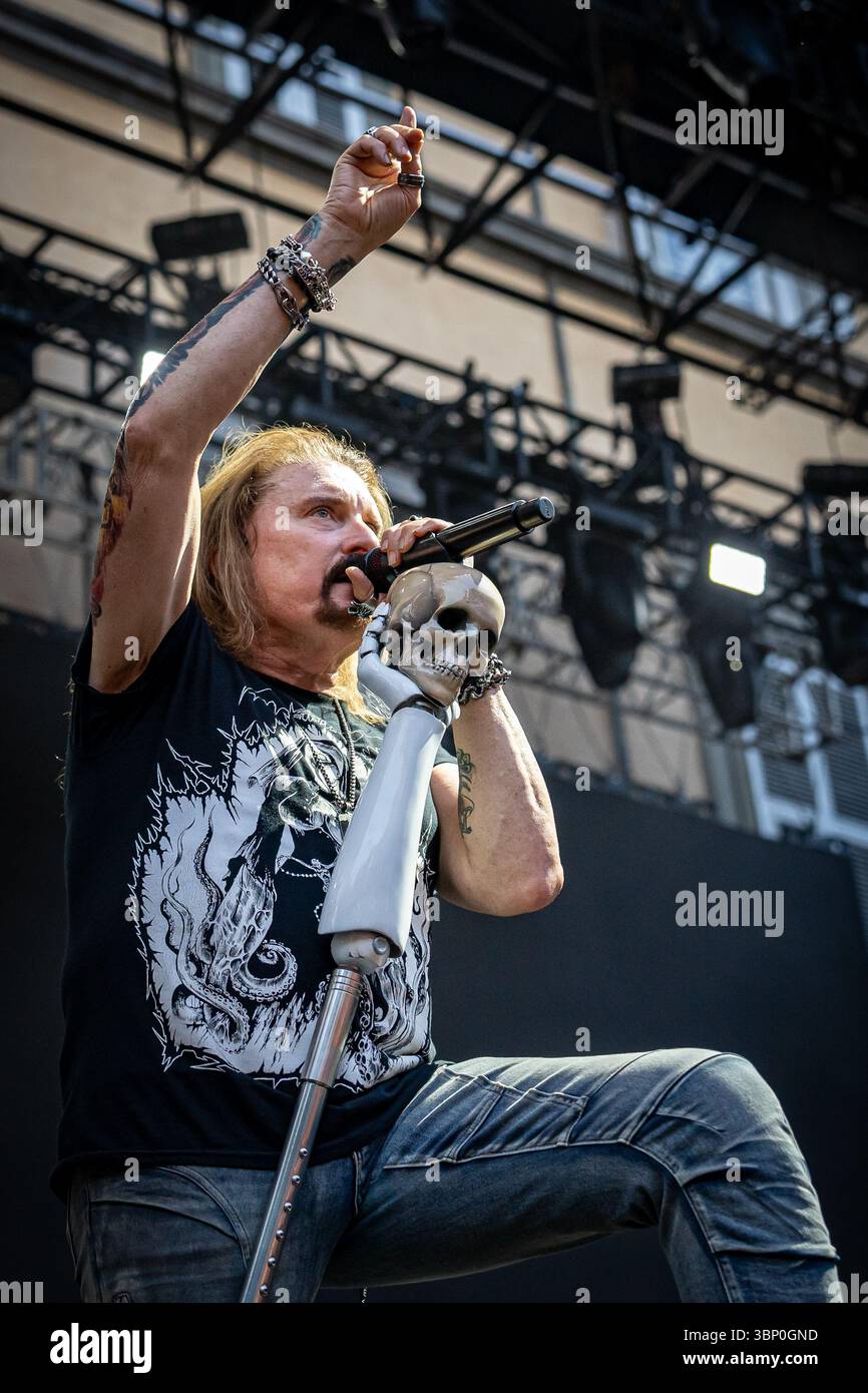 Dream Theater si esibisce al Lucca Summer Festival 2025 Foto Stock