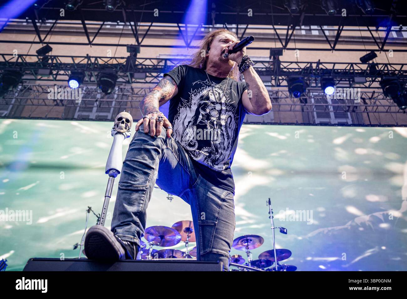 Dream Theater si esibisce al Lucca Summer Festival 2025 Foto Stock