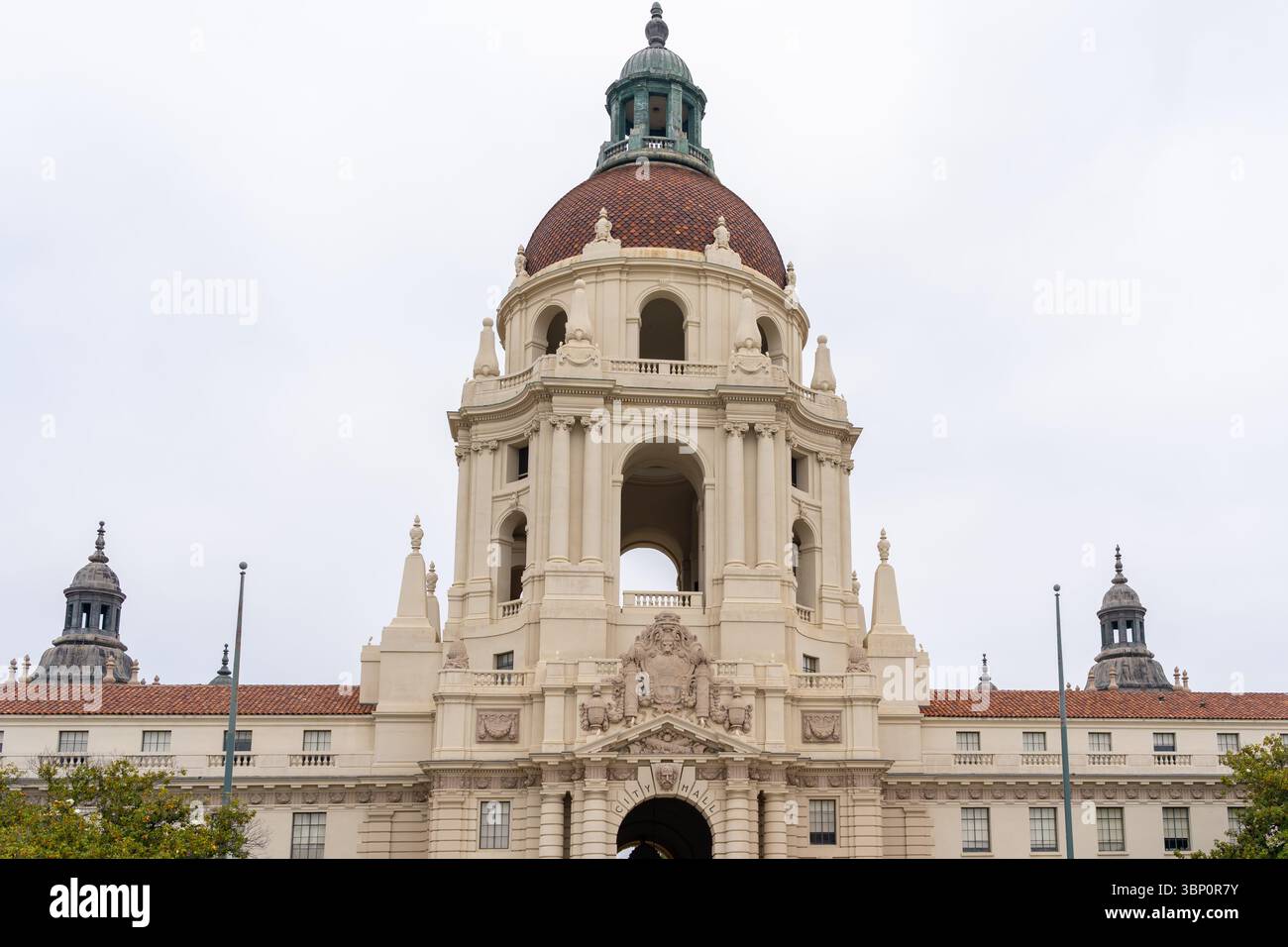 Pasadena City Hall a Pasadena, California, Stati Uniti. Foto Stock