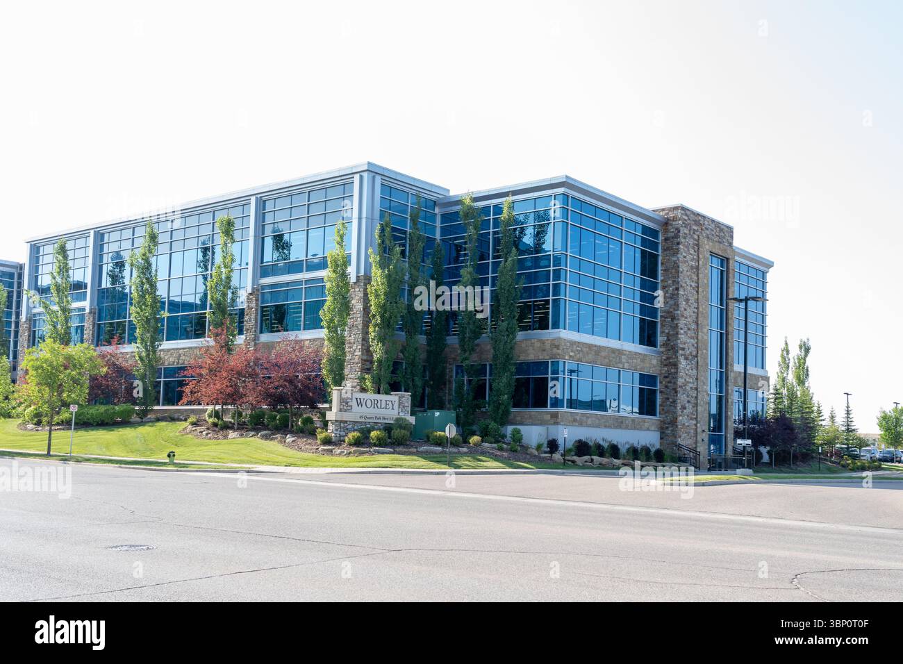 Ufficio Worley Canada Services in Quarry Park Blvd a Calgary, Alberta, Canada Foto Stock