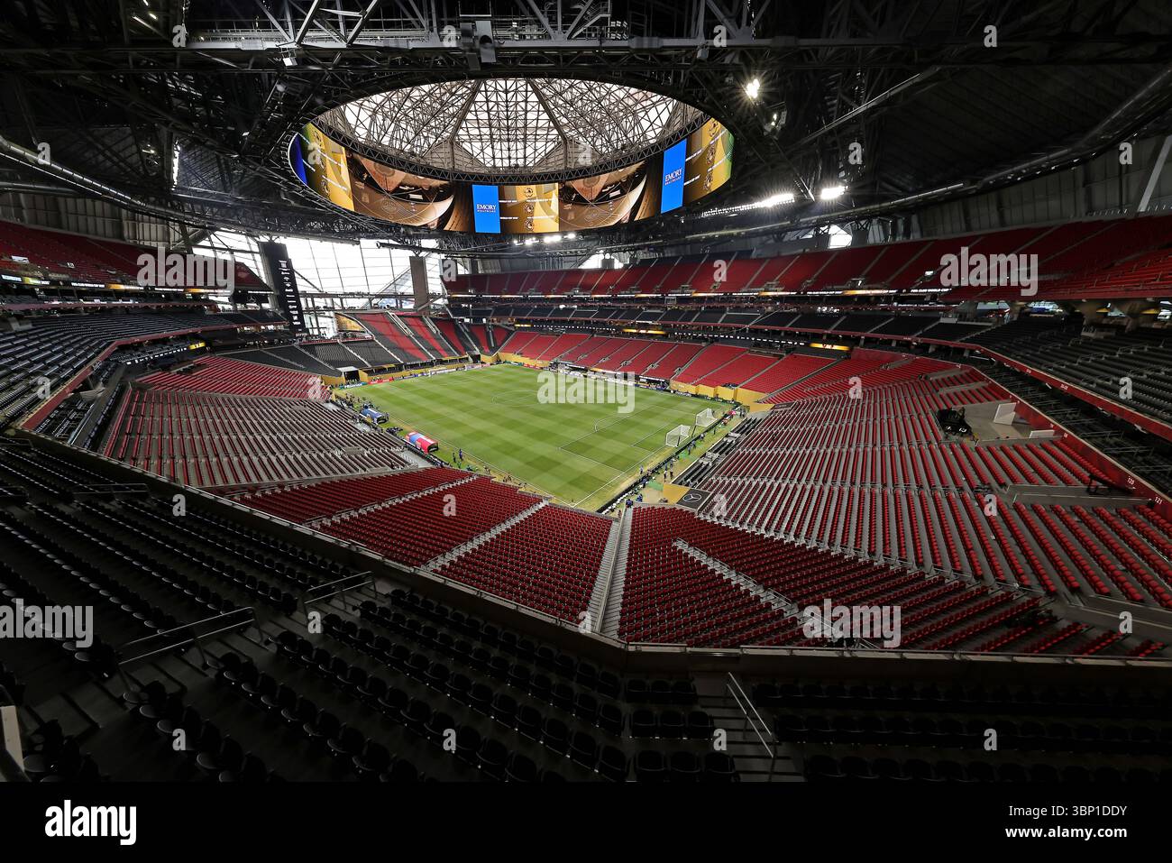 Atlanta, Stati Uniti. 5 luglio 2025. Vista generale del Mercedes-Benz Stadium prima dei quarti di finale della Coppa del mondo per club FIFA 2025, al Mercedes-Benz Stadium di Atlanta, Stati Uniti, il 5 luglio 2025. Foto: Heuler Andrey/DiaEsportivo/Alamy Live News crediti: DiaEsportivo/Alamy Live News Foto Stock