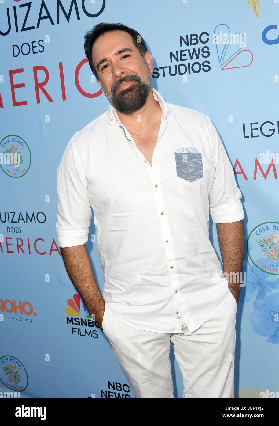 Il produttore Patrick Perez-Vidauri partecipa alla proiezione di "Leguizamo Does America" stagione 2. Foto Stock