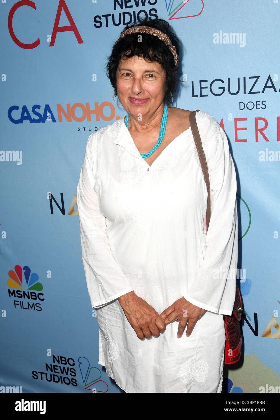 La produttrice Nancy De Los Santos partecipa alla proiezione di "Leguizamo Does America" stagione 2. Foto Stock