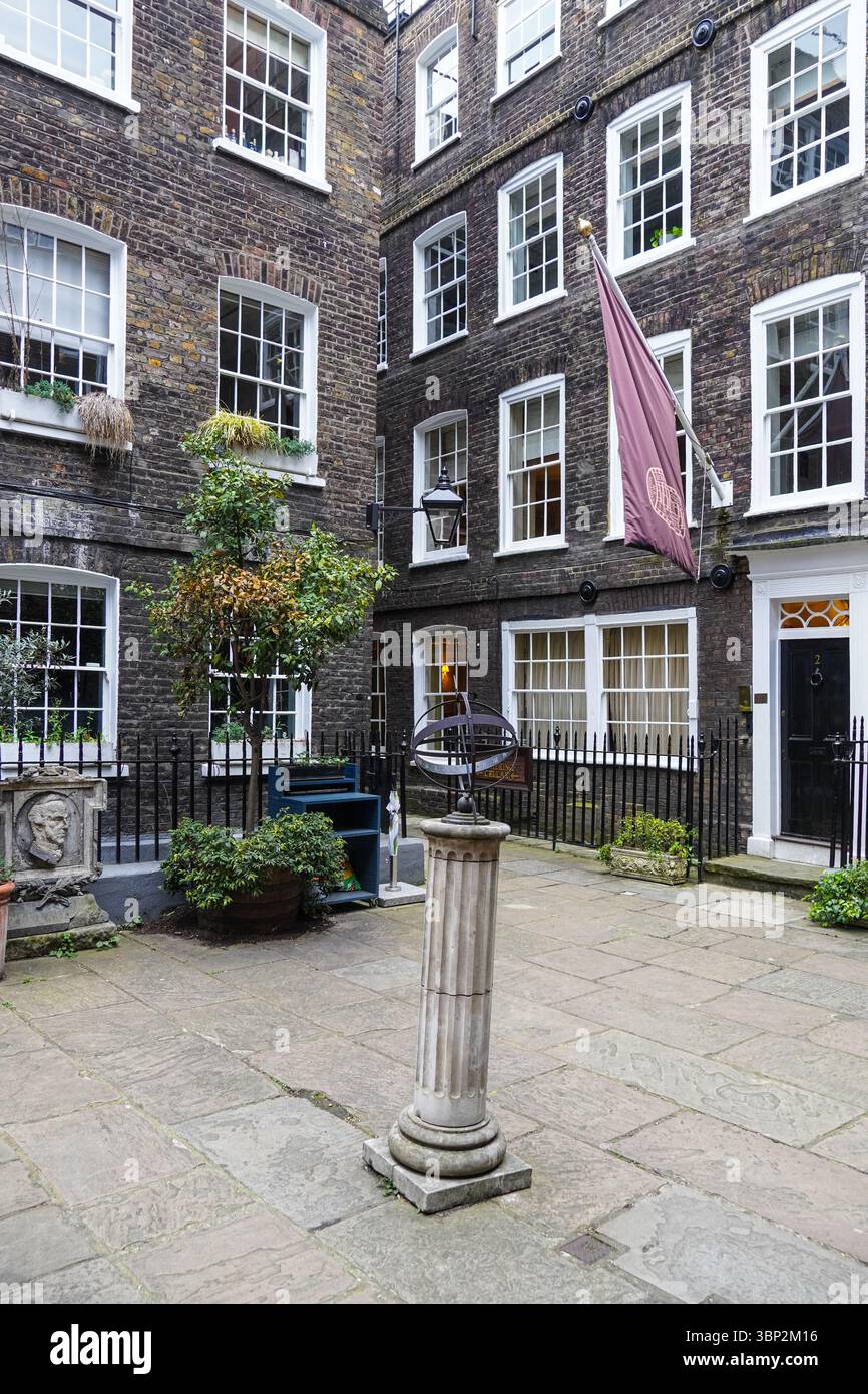 Pickering Place Georgian Courtyard, Londra, Inghilterra, Regno Unito, Regno Unito Foto Stock