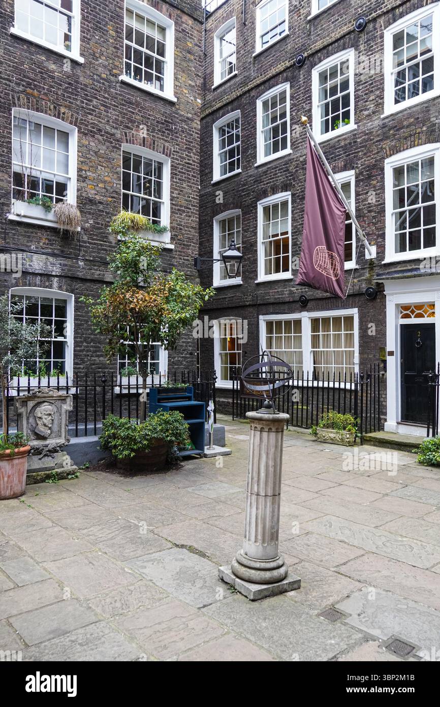 Pickering Place Georgian Courtyard, Londra, Inghilterra, Regno Unito, Regno Unito Foto Stock