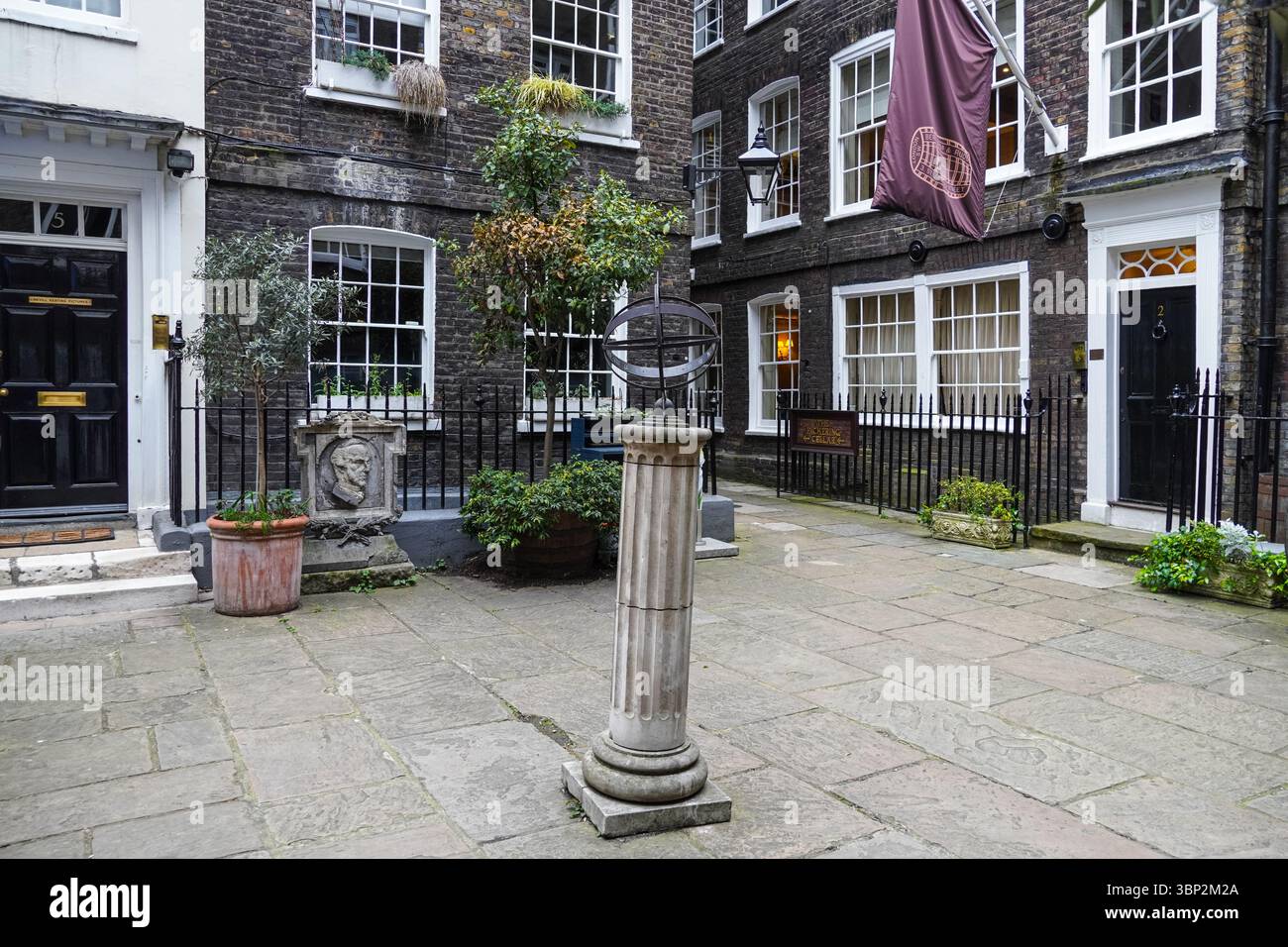 Pickering Place Georgian Courtyard, Londra, Inghilterra, Regno Unito, Regno Unito Foto Stock