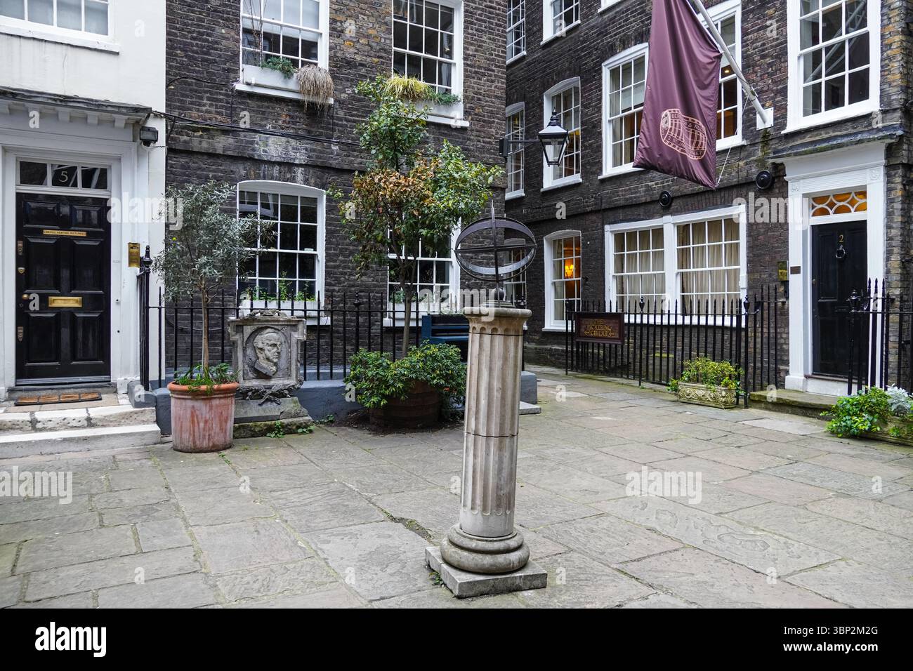 Pickering Place Georgian Courtyard, Londra, Inghilterra, Regno Unito, Regno Unito Foto Stock