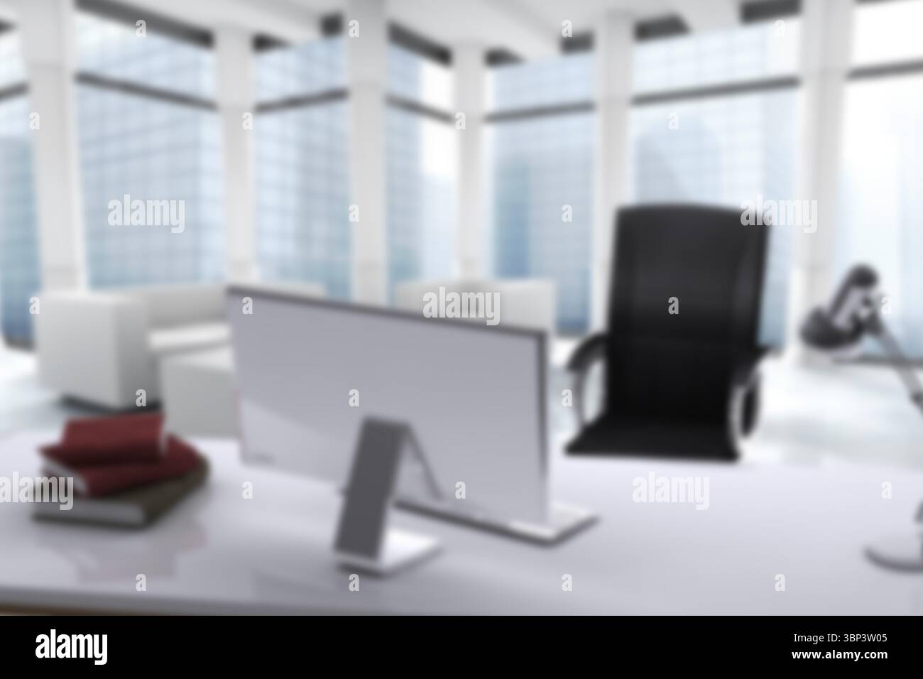 Immagine generata dal computer del luogo di lavoro Foto Stock