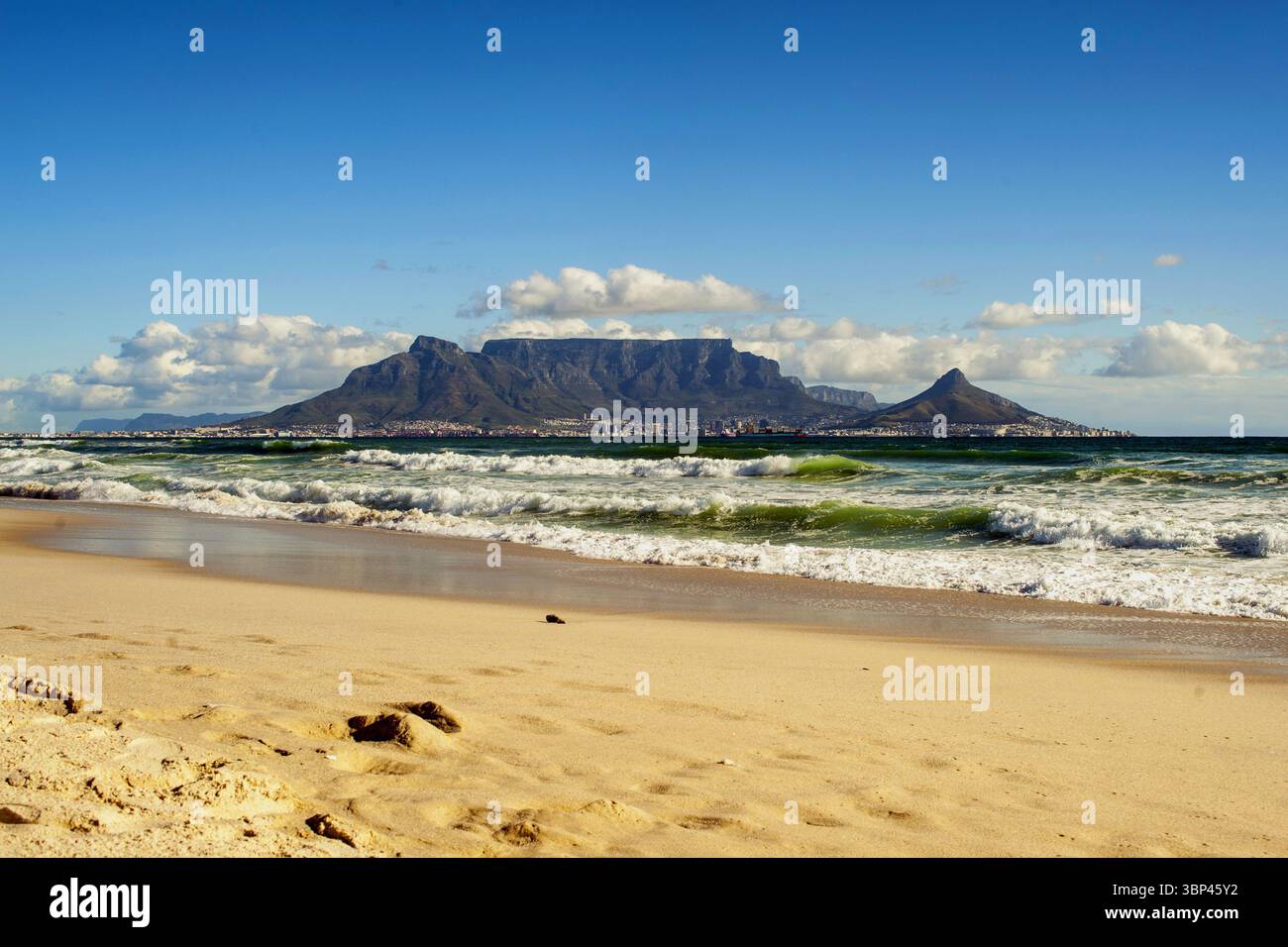 Città del Capo e la Table Mountain Foto Stock