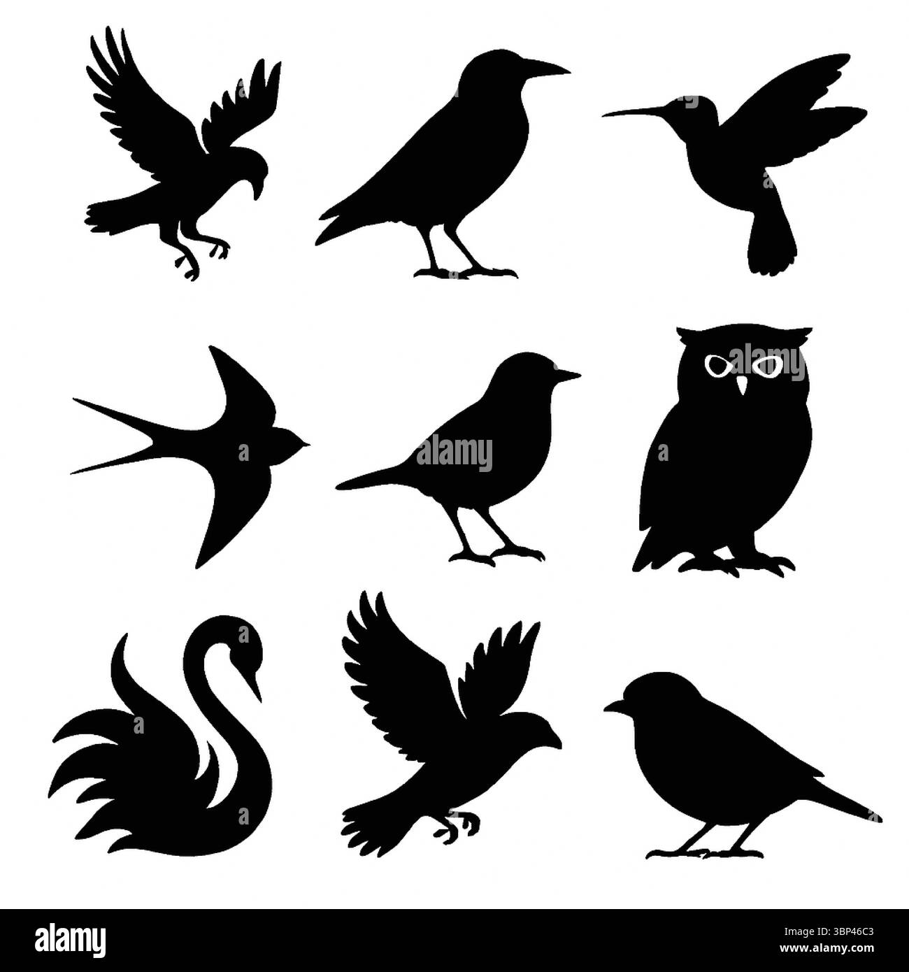 Delicata silhouette floreale con foglie e petali in stile minimal Illustrazione Vettoriale