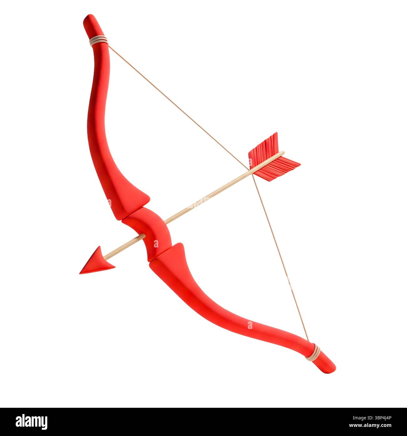 Rendering 3D minimalista in un rendering morbido e fluido Foto Stock