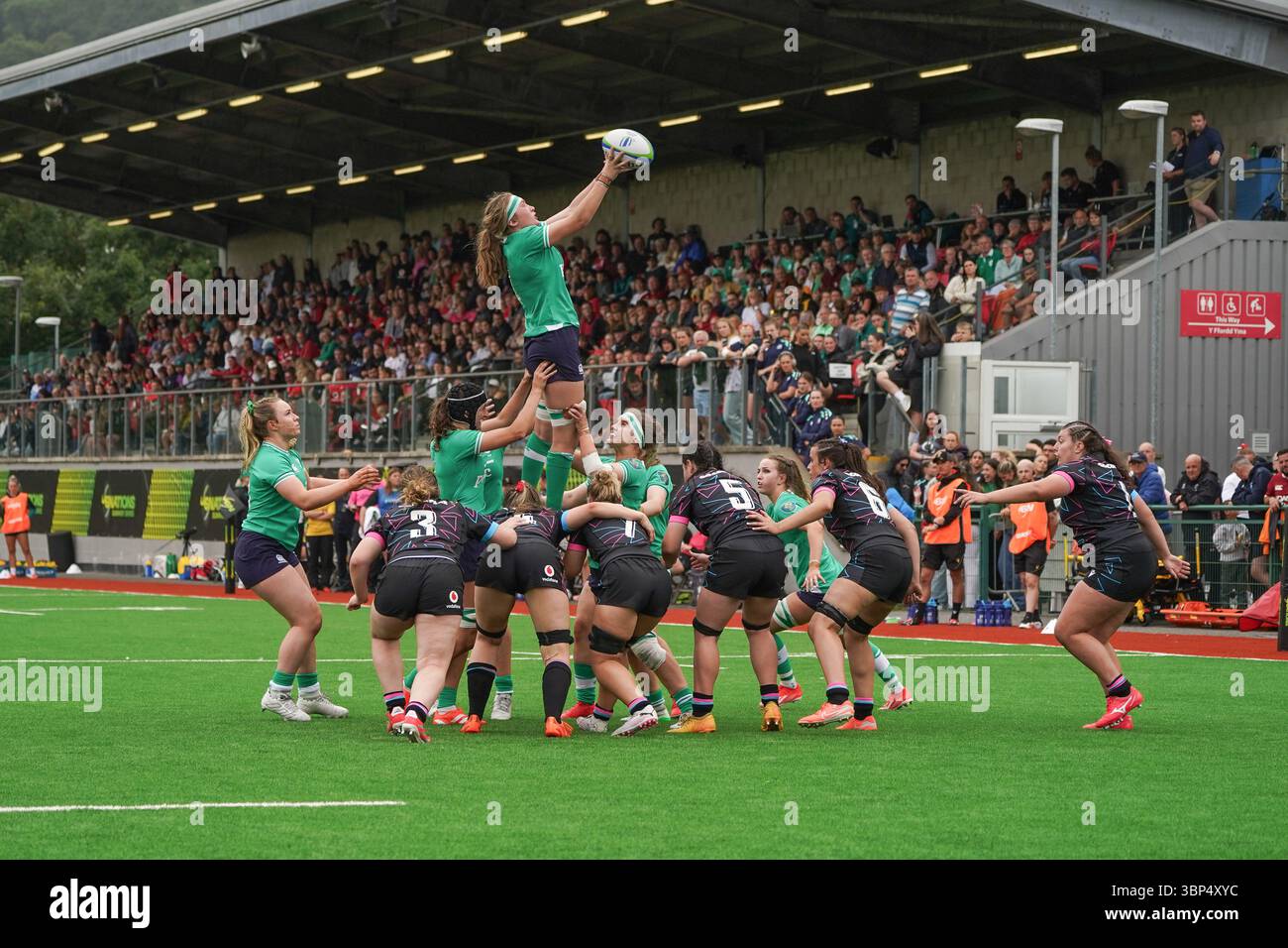 Galles contro Irlanda, U6N Summer Series, Ystrad Mynach 5 luglio 2025 Foto Stock