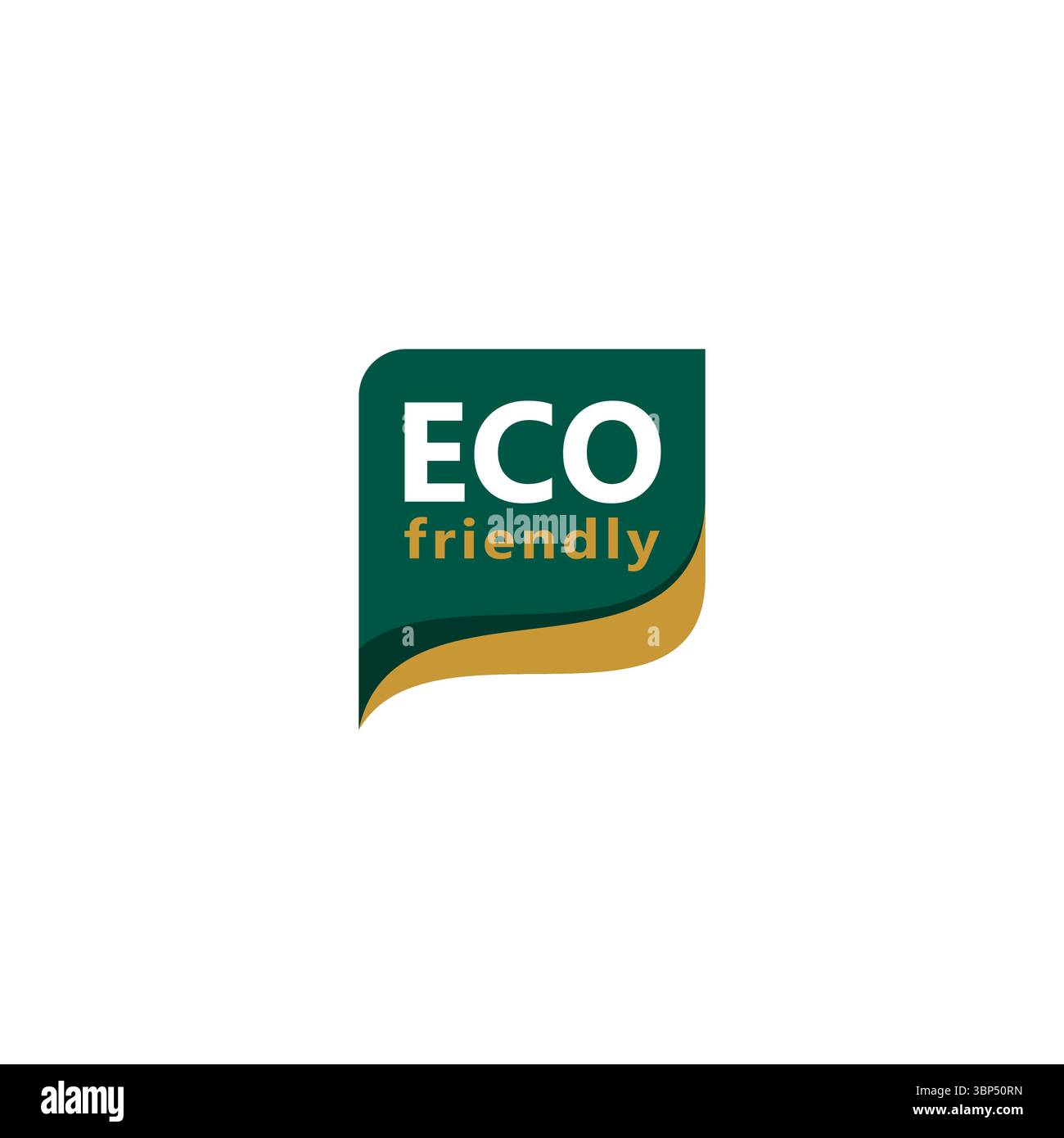 Design di etichette ecocompatibili Vector. Logo Organic Food Illustrazione Vettoriale