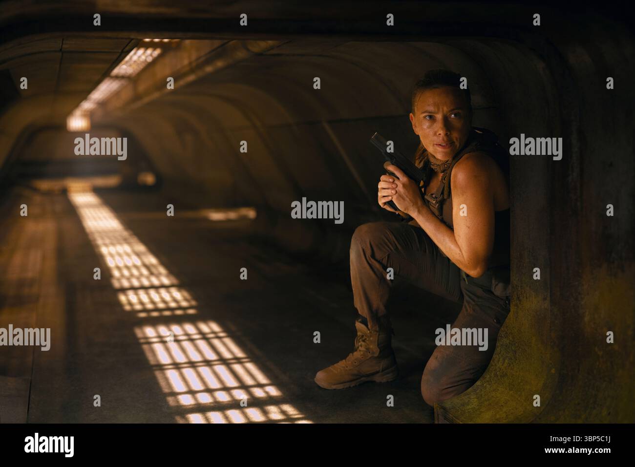 Jurassic World Rebirth Scarlett Johansson Foto Stock