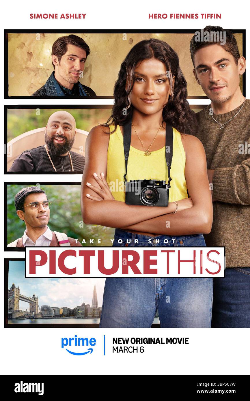 Immagini questo poster Simone Ashley & Hero Fiennes Tiffin Foto Stock